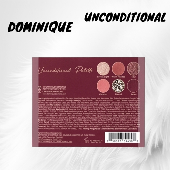 DOMINIQUE  Unconditional Eyeshadow Palette NWT - Picture 6 of 10